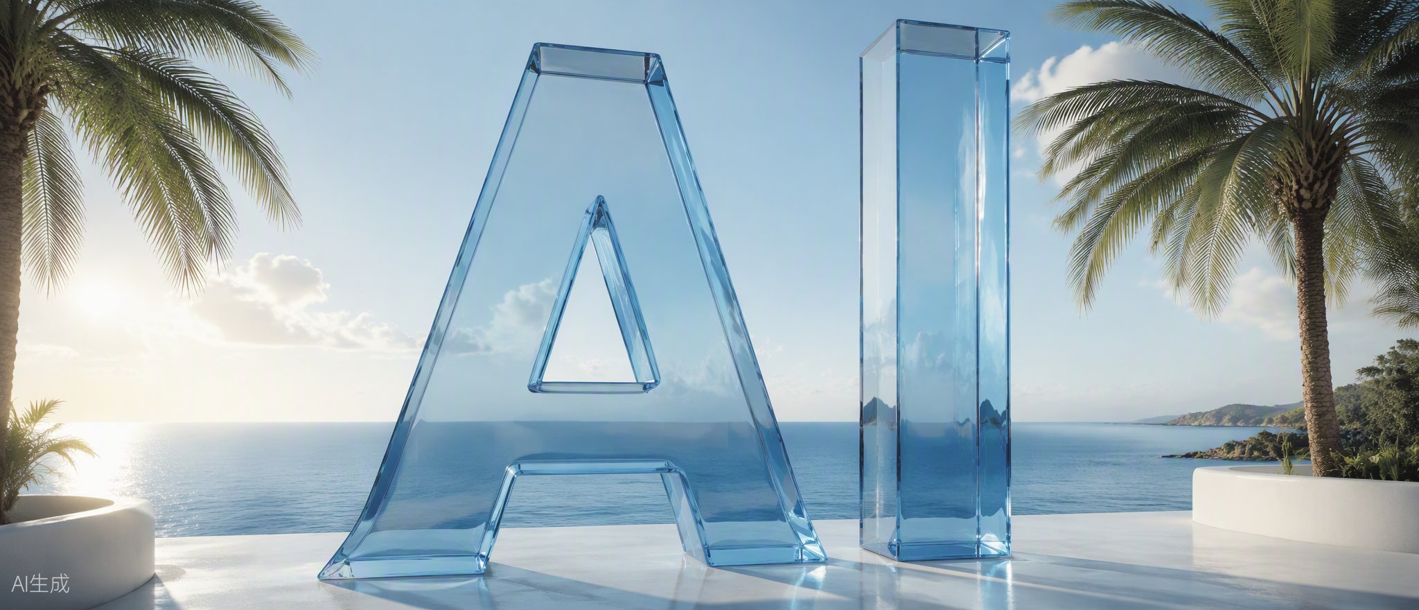 AI 科技 3D 场景